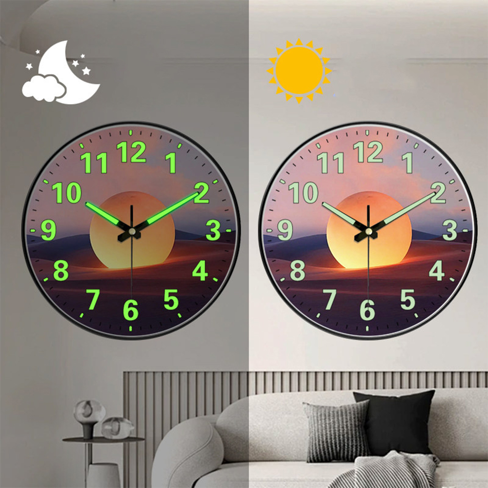 1pc Fashion Luminous Wall Cloc - Luxury Lifestyle Dark review and price