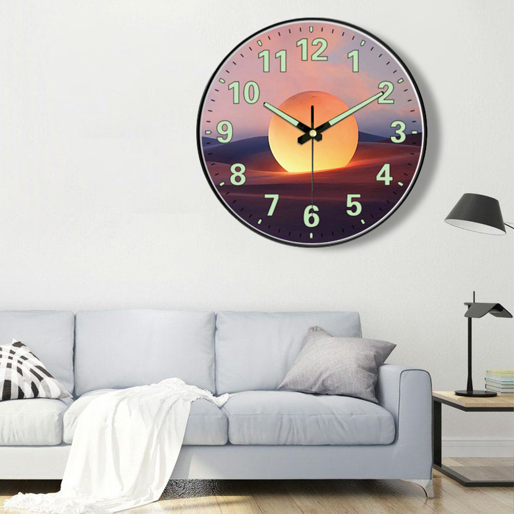1pc Fashion Luminous Wall Cloc - Luxury Lifestyle Dark review and price