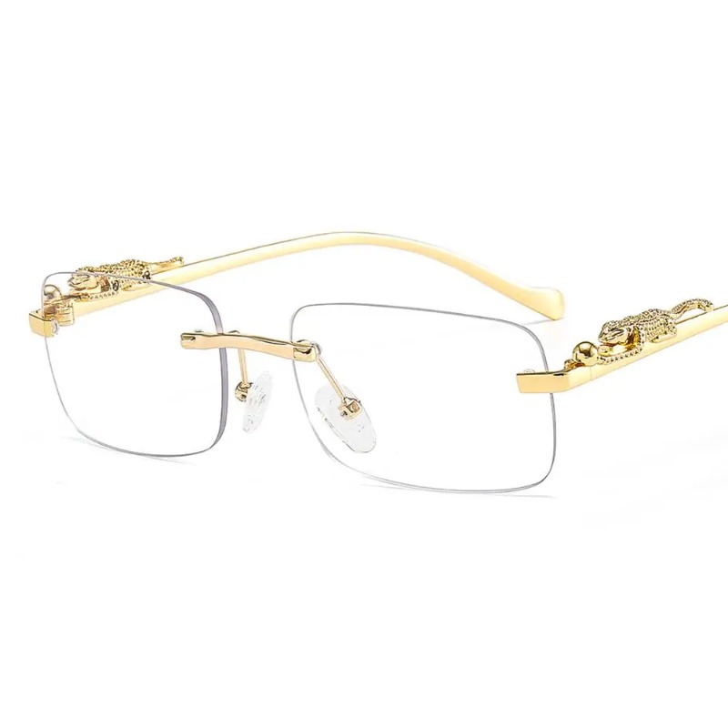 Rimless Square Sunglasses Wome - Luxury Lifestyle Men review and price
